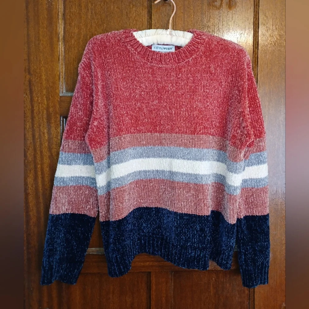 Cotton Emporium Soft Striped Sweater